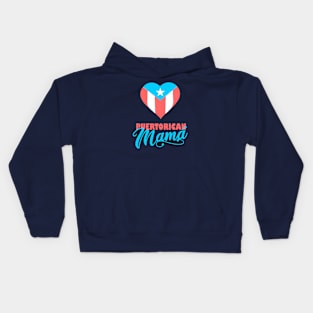 Puerto Rican Mama Boricua Flag Mom Gifts Kids Hoodie